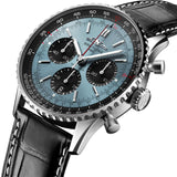 41mm Stainless Steel B01 Ice Blue Dial Chrono