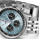 41mm B01 Ice Blue Dial Chrono Stainless Steel Bracelet
