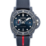 44mm Ti-Ceramitech QuarantaQuattro Luna Rossa Blue Dial
