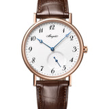 40mm 18k Rose Gold 7147 White Enamel Dial