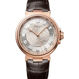 40mm 18k Rose Gold 5517 Silver Wave Dial