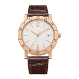 38mm 18k Yellow Gold White Dial