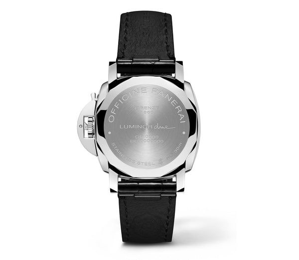 Panerai Luminor 38mm Due Steel Anthracite Grey Sandwich Dial PAM01552 Panerai luminor 38mm due steel anthracite grey sandwich dial pam01552