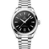 41mm Aqua Terra 150M Steel Black Dial Automatic