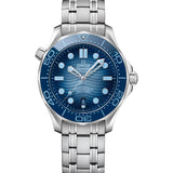 42mm Diver 300m Steel Summer Blue Dial