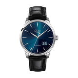42mm Excellence Panorama Date Steel Blue Dial