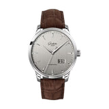 42mm Excellence Panorama Date Steel Silver Dial