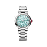33mm Steel Green MOP Diamond Dial