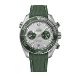 46mm Planet Ocean 600M Steel Green Dial Chronograph