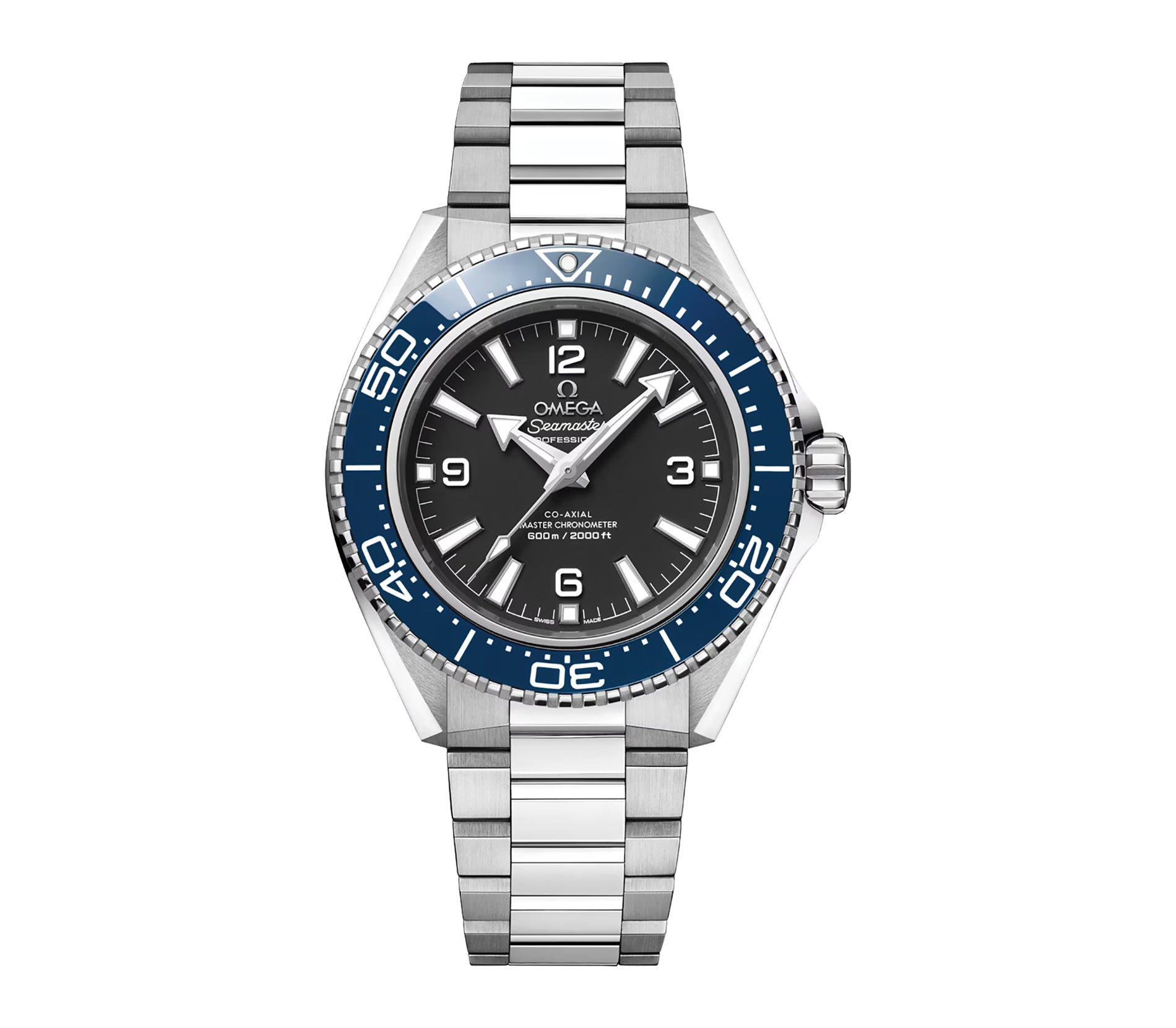 Omega Seamaster 42mm Planet Ocean Black Dial Blue Bezel 217.30