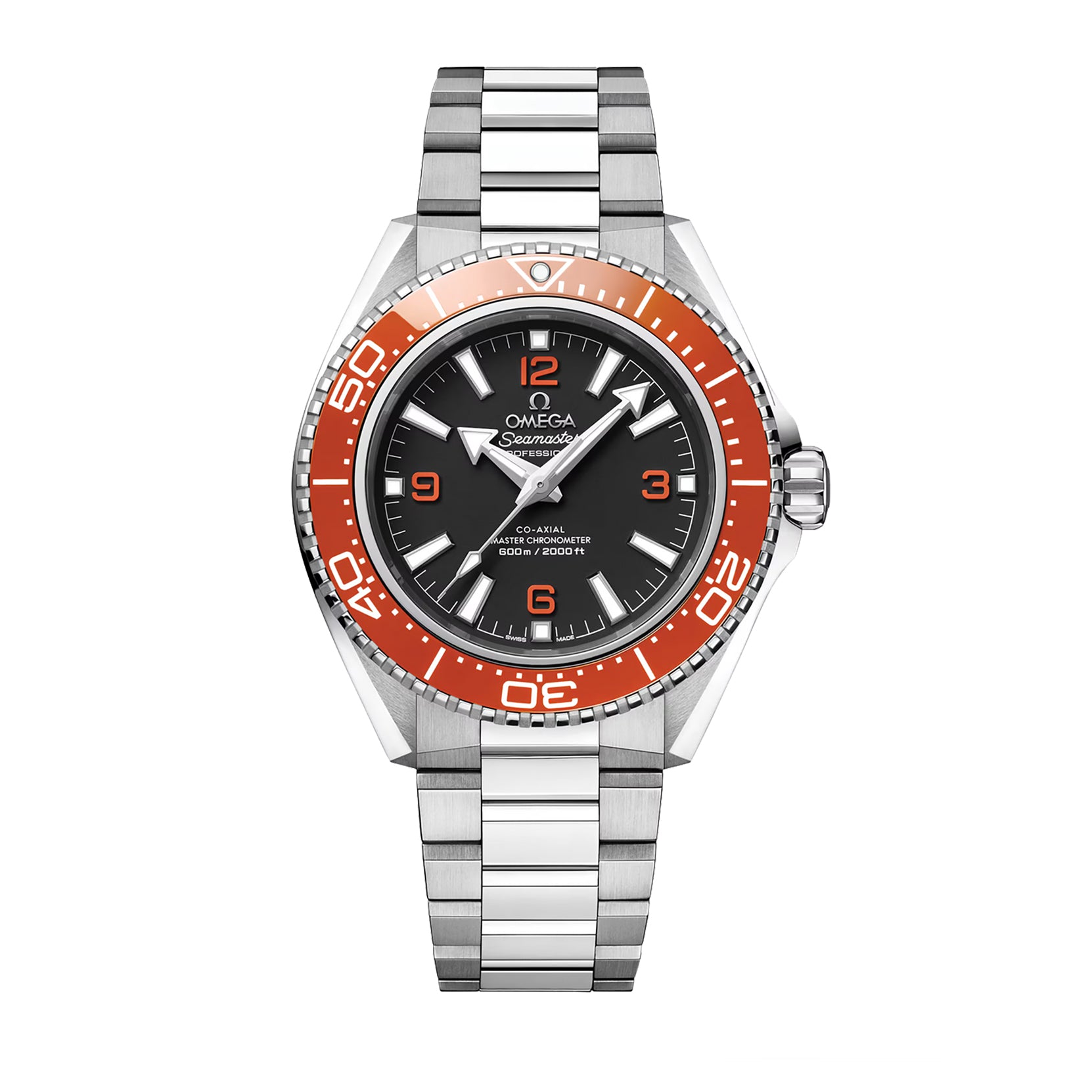 Omega Seamaster 42mm Planet Ocean Black Dial Orange Bezel 217.30