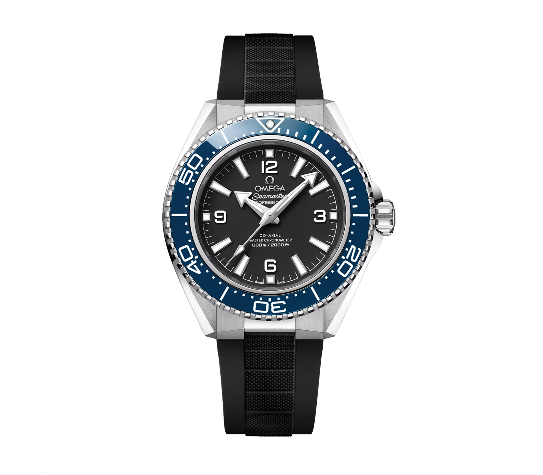 Omega Seamaster 42mm Planet Ocean Black Dial On Strap 217.32.42.21
