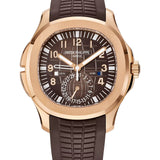 41mm Travel Time 18k Rose Gold Sunburst Brown Dial