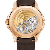 41mm Travel Time 18k Rose Gold Sunburst Brown Dial