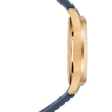 39mm Travel Time 18k Rose Gold Blue-Grey Dial Quartz