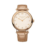 35mm Ultra Thin 18k Rose Gold Silver Dial Automatic