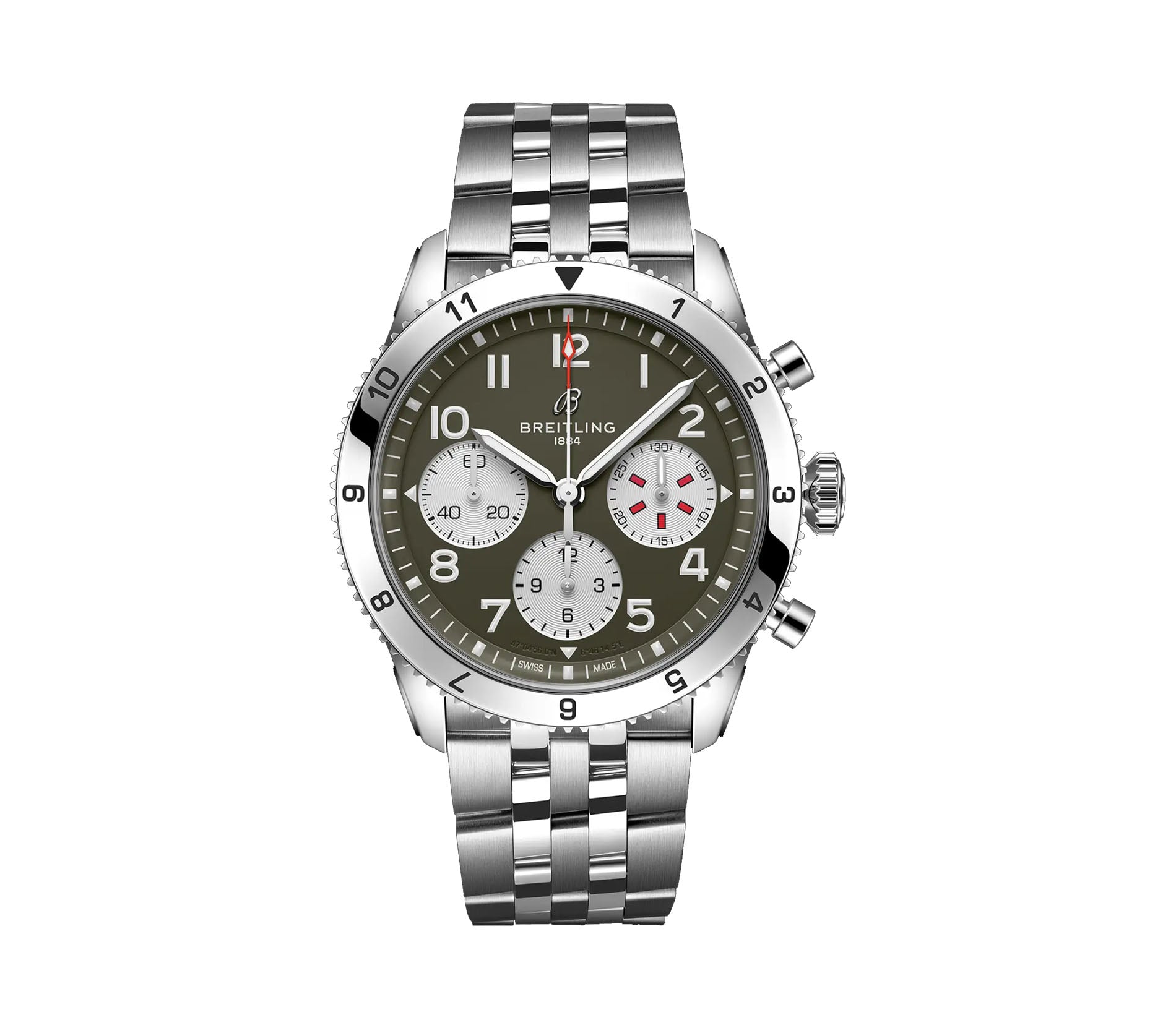 Breitling Classic AVI 42mm Curtiss Warhawk Green Dial