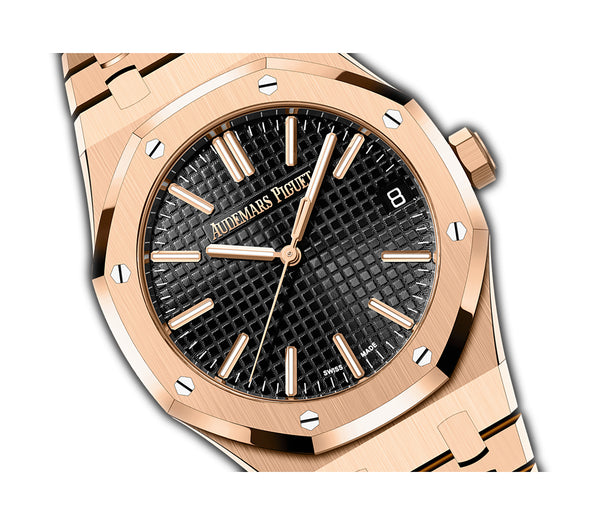 Audemars Piguet Royal Oak Rose Gold 41mm New 2023 Black Dial  15510OR.OO.1320OR.04