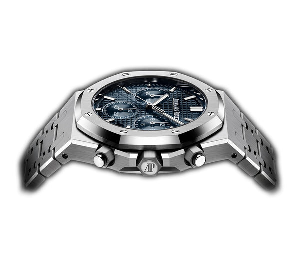 41mm Chronograph Steel Blue Dial