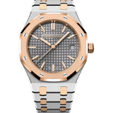 34mm Stainless Steel and 18k Rose Gold Silver Dial Automatic