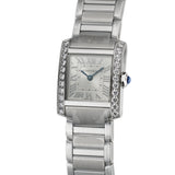 21mm Small Tank Francaise Diamond Bezel Steel