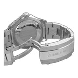 44mm Automatic Black Dial Stainless Steel Bracelet