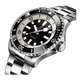 46mm Automatic Black Dial on a Stainless Steel Bracelet