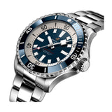 46mm Automatic Blue Dial on Stainless Steel Bracelet