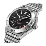 40mm Automatic GMT Black Dial Stainless Steel Bracelet