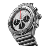 42mm B01 Silver Dial Chronograph Stainless Steel Bracelet