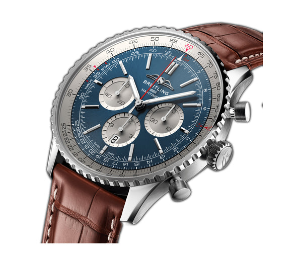 Breitling on sale blue strap