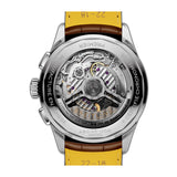 42mm B01 Stainless Steel Chronograph Cream Dial Matte Leather Strap