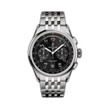42mm B01 Stainless Steel Chronograph Black Dial Bracelet