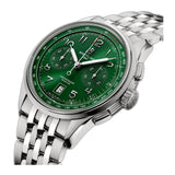 42mm Premier B01 Chronograph Green Dial Stainless Steel Bracelet