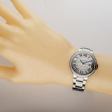 33mm Diamond Bezel Steel Automatic