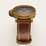 47mm 1950 Bronzo Blue Dial Number One Of 1000 LTD ED NOS