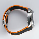 44mm Planet Ocean 600m Steel Black and Orange