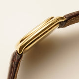 36mm Vintage 18k Yellow Gold Mechanical Dress Watch