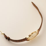 35mm Vintage 18k Yellow Gold Dress Watch