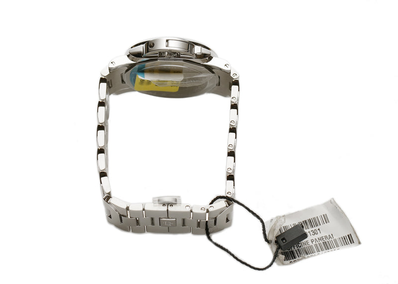 38mm Luminor Due Luna Stainless Steel White Dial On Bracelet