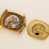 36mm Vintage 18k Yellow Gold Mechanical Dress Watch