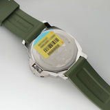 44mm Base Logo Steel White Dial