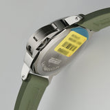 44mm Base Logo Steel White Dial