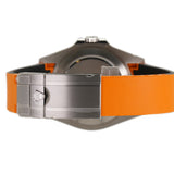 42mm White Dial Orange Hand Caliber 3285 Orange RubberB Included