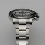 40mm Steel Ceramic Bezel White Panda Dial RubberB