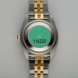 36mm Steel & 18k YG Champagne Jubilee Diamond Dial 2004