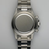 40mm Steel Black Dial First Edition Cal. 4130 P Serial Full Set