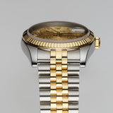 36mm Steel & 18k YG Champagne Jubilee Diamond Dial 2004