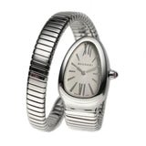 35mm Tubogas Single Spiral Steel Silver Dial