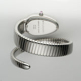 35mm Tubogas Single Spiral Steel Silver Dial